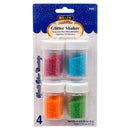 Neon Glitter Shakers, 0.2 oz, 4 Count (24 Pack)
