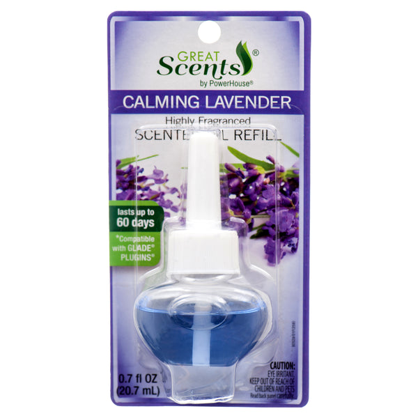 Great Scents Plug-In Air Freshener, Lavender Scent (12 Pack)