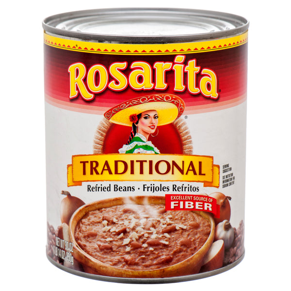 Rosarita Canned Refried Beans, 30 oz (12 Pack)