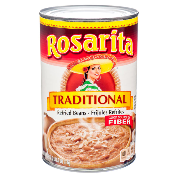Rosarita Canned Refried Beans, 40.5 oz (12 Pack)