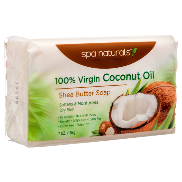 Spa Naturals Coconut Oil Shea Butter, 7 oz (24 Pack)