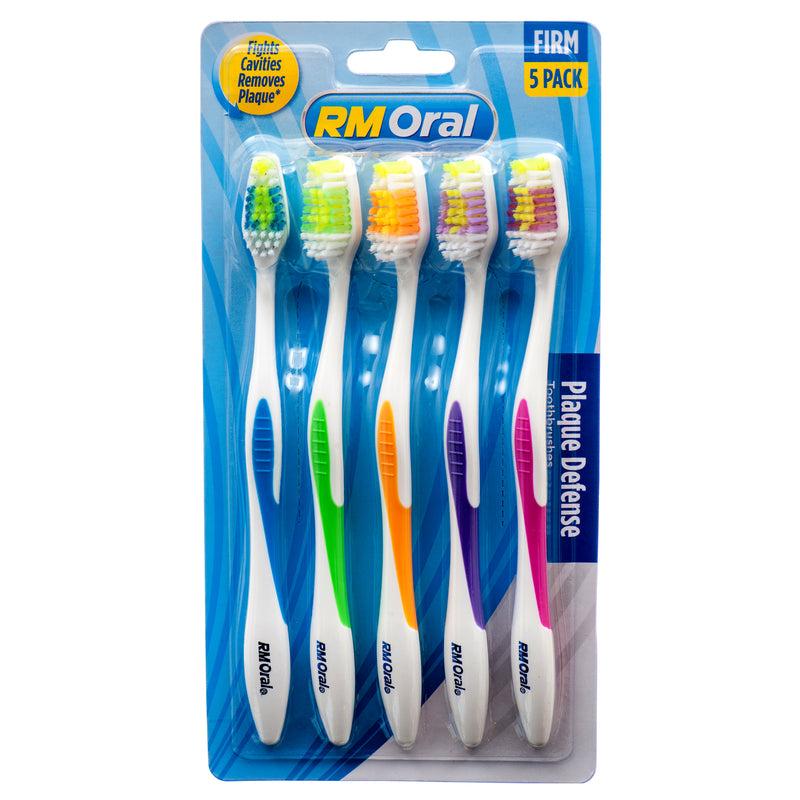 Plaque Defense Toothbrush, Firm, 5 Count (12 Pack)