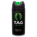 Tag Sport Body Spray Endurance 3.5 Oz (12 Pack)