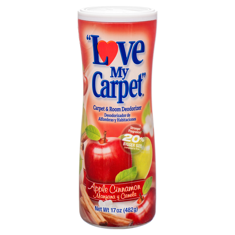 Love My Carpet Room Deodorizer, Apple Cinnamon, 17 oz (12 Pack)