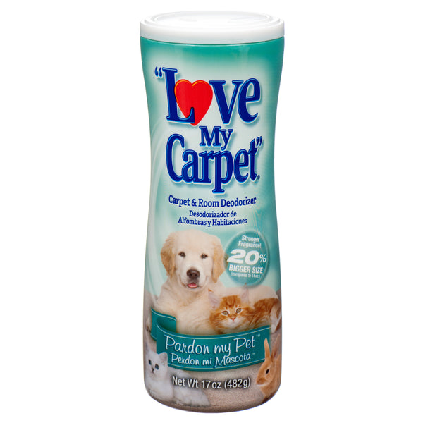 Love My Carpet Room Deodorizer, Pardon My Pet, 17 oz (12 Pack)