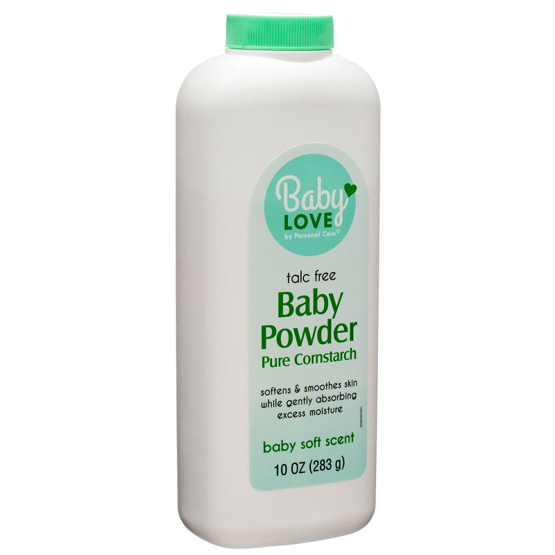 Baby Love Cornstarch Baby Powder, 10 oz (12 Pack)