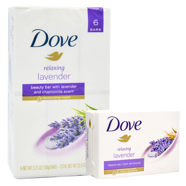 Dove Bar Soap Lavender 4 Oz (72 Pack)