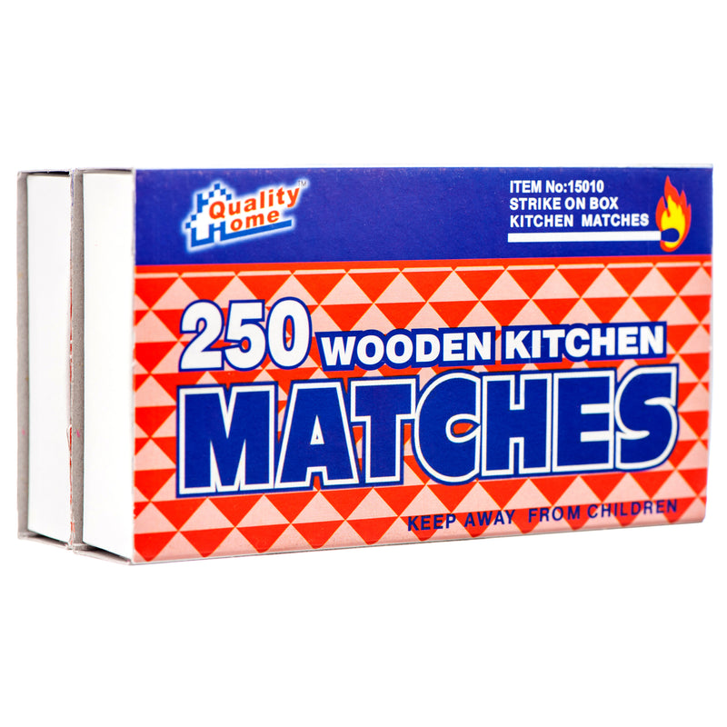 Quality Home Matches, 250 Count (48 Pack)