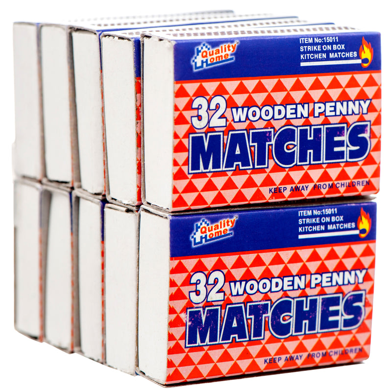 Quality Home Matches 32 Ct 10 Pk (48 Pack)