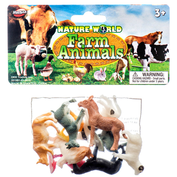 Toy Farm Animal 10Pc Asst (48 Pack)