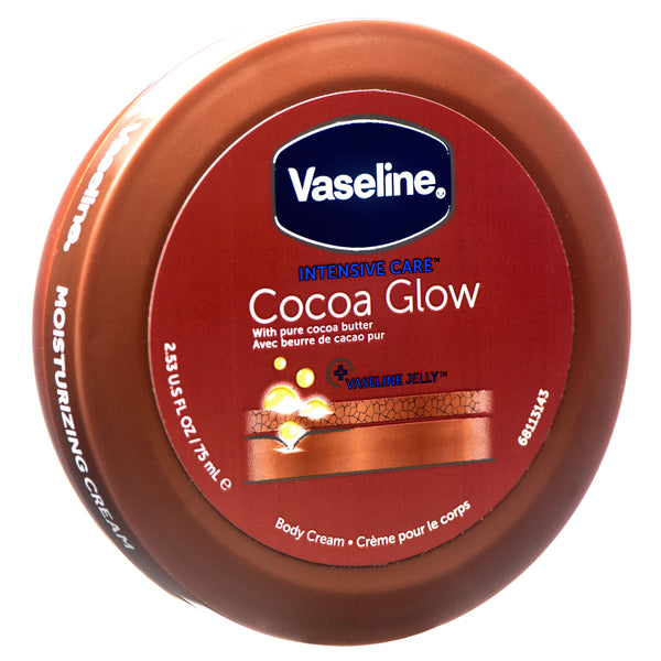 Vaseline Body Cream Cocoa Glow 2.53 Oz (12 Pack)