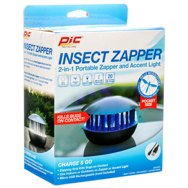 PIC Portable Bug Zapper Light (3 Pack)