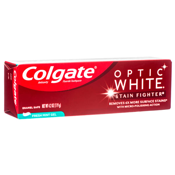 Colgate Optic White Fresh Mint Toothpaste 4.2 Oz (24 Pack)