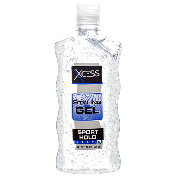 Xcess Sport Hold Styling Gel, 16 oz (12 Pack)