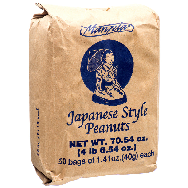 Manzela Japanese Style Peanuts, 1.4 oz (50 Pack)