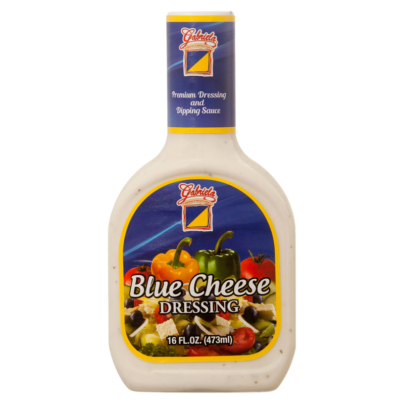 Gabriela Salad Dressing, Blue Cheese, 16 oz (12 Pack)