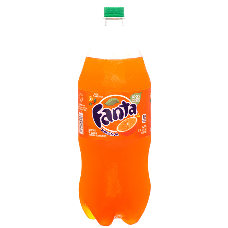 Fanta Orange Soda, 2 L (8 Pack)