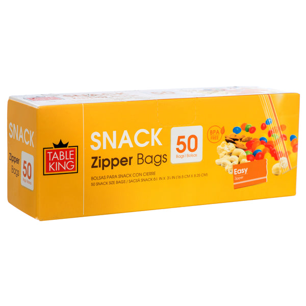 Snack Zipper Bags, 50 Count (36 Pack)