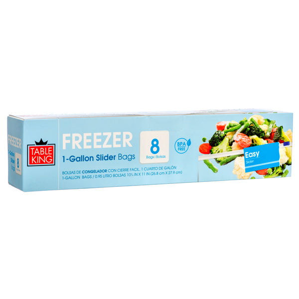 Freezer Slider Bags, 8 Count, 1 Gal (36 Pack)