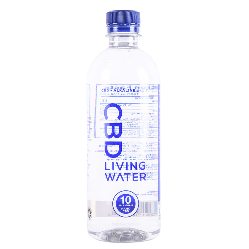 CBD LIVING ALKALINE WATER 16.9 OZ (24 Pack)