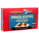 California Girl Smoked Oysters, 3 oz (12 Pack)