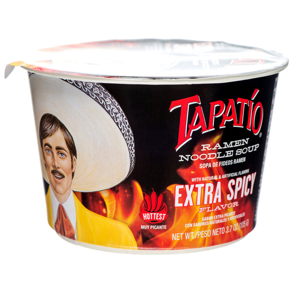 Tapatio Big Bowl Instant Ramen Noodle Soup, Extra Spicy, 3.7 oz (6 Pack)