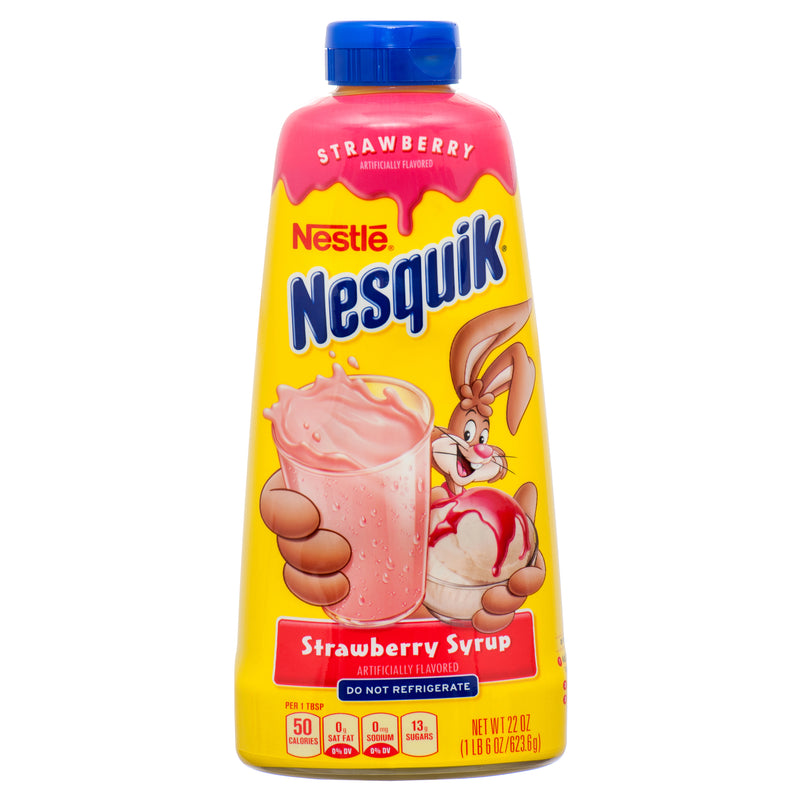 Nestle Nesquik Strawberry Syrup, 22 oz (6 Pack)