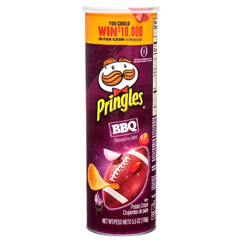 Pringles BBQ Potato Chips, 5.5 oz (14 Pack)