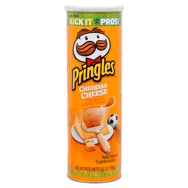 Pringles Cheddar Cheese Potato Chips, 5.2 oz (14 Pack)