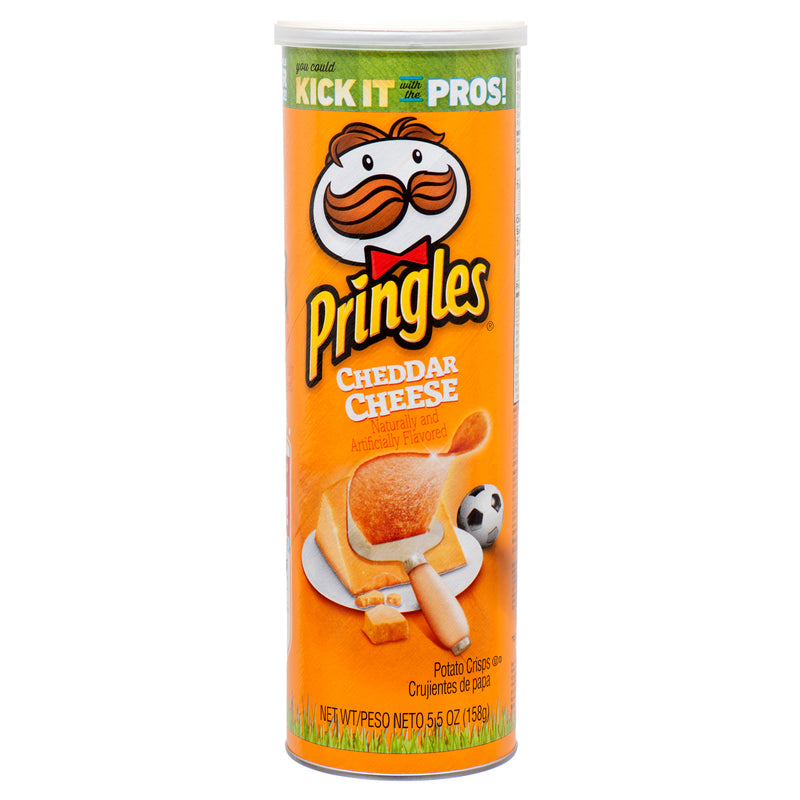 Pringles Cheddar Cheese Potato Chips, 5.2 oz (14 Pack)