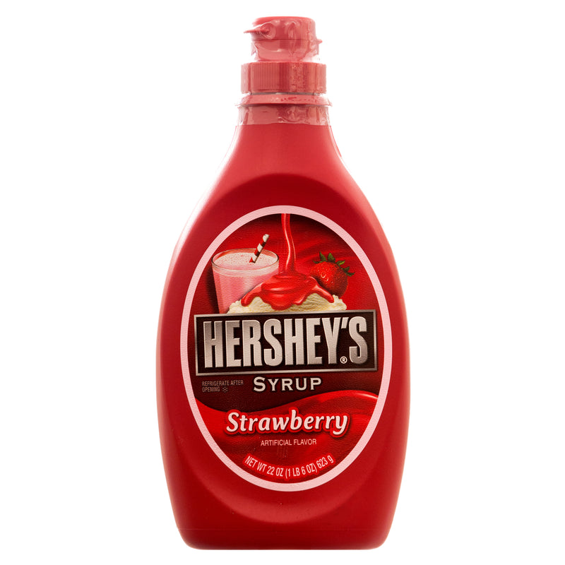 Hershey's Strawberry Syrup, 22 oz (12 Pack)