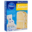 Pillsbury Cake Mix, Lemon, 15.25 oz (12 Pack)