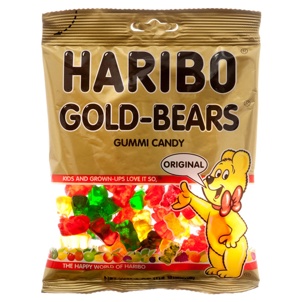 Haribo Gold-Bears Gummi Candy, 4 oz (12 Pack)