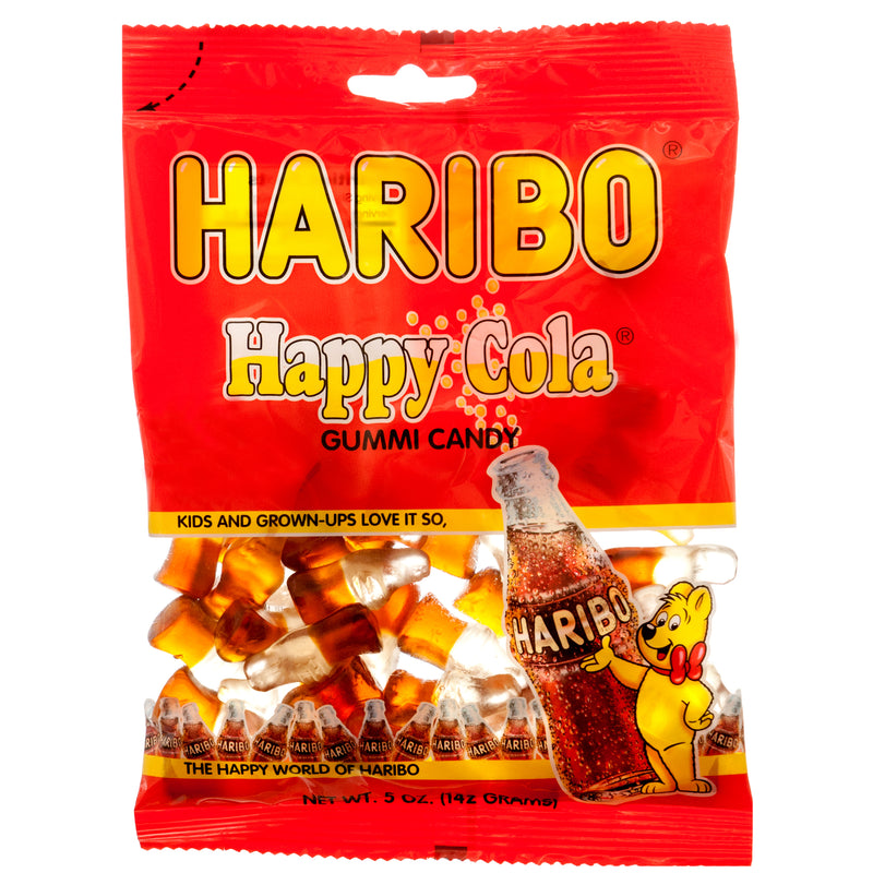 Haribo Happy Cola Gummi Candy, 4 oz (12 Pack)