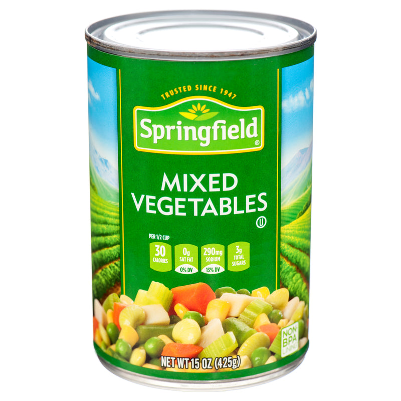 Springfield Mixed Vegetables, 15 oz (24 Pack)