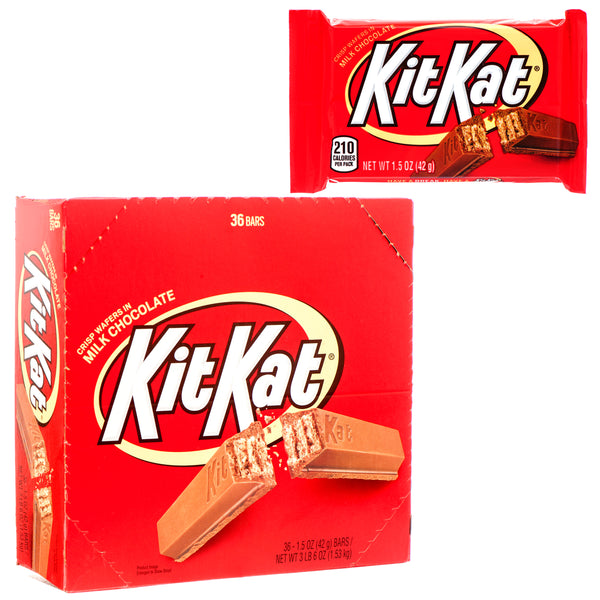 Kit Kat Chocolate Candy Bar, 1.5 oz (36 Pack)