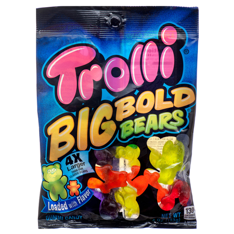 Trolli Big Bold Bears, 4 oz (12 Pack)