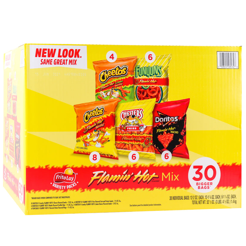 Frito Lay Variety Pack Flamin' Hot Mix (30 Pack)