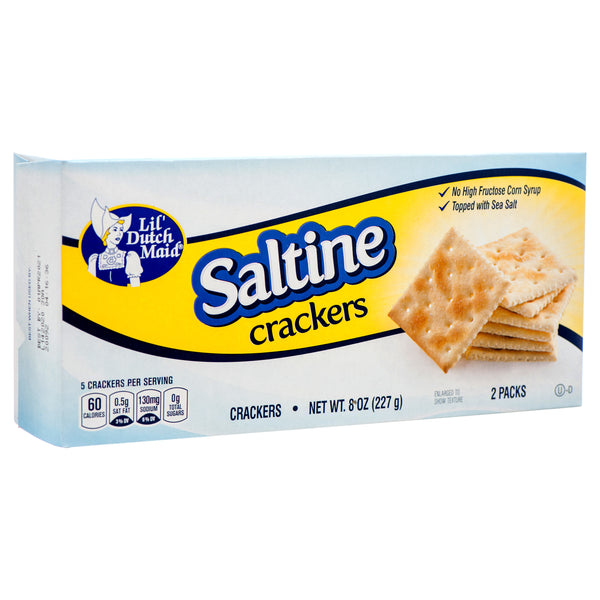 Lil’ Dutch Saltine Crackers, 8 oz (12 Pack)