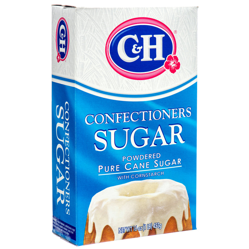 C&H Powdered Sugar, 16 oz (24 Pack)
