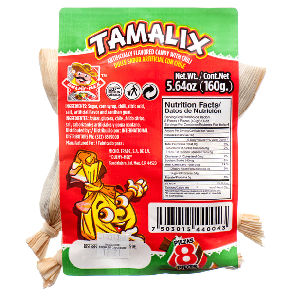 Dulmy Tamalix Candy w/ Chili, 8 Count (24 Pack)