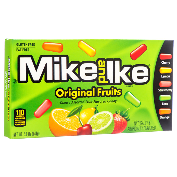 Mike & Ike Original Mix Candy Box, 5 oz (12 Pack)