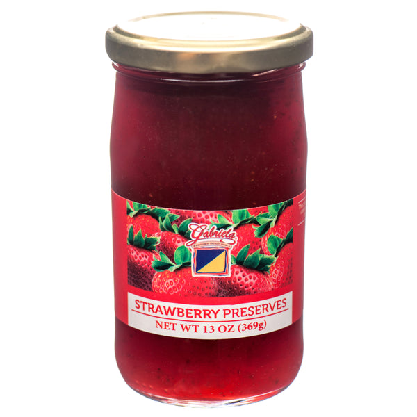 Gabriela Strawberry Preserves Jam, 13 oz (24 Pack)