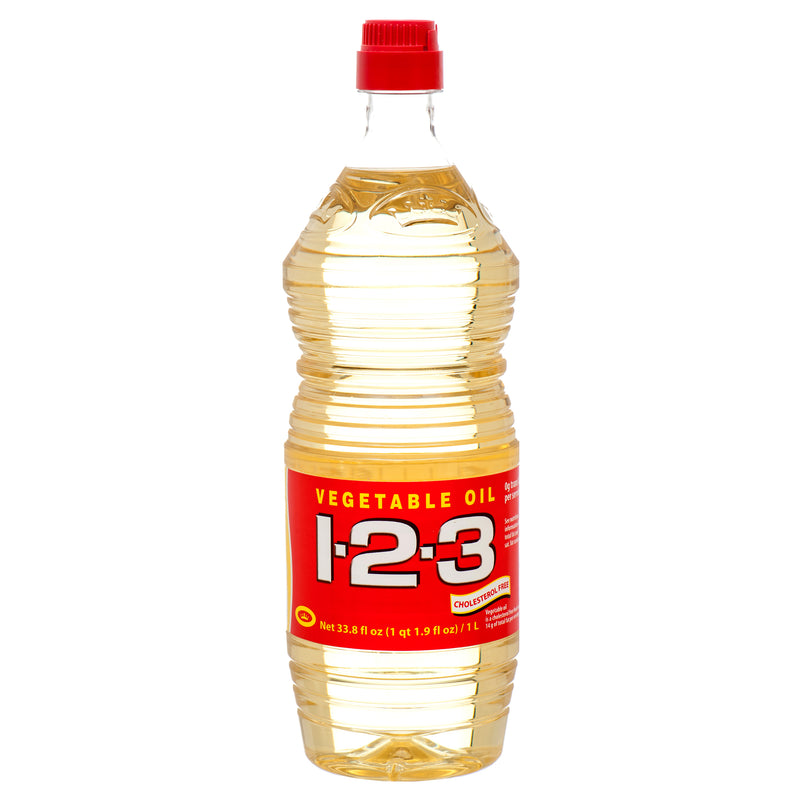 123 Vegetable Oil, 1 L (12 Pack)