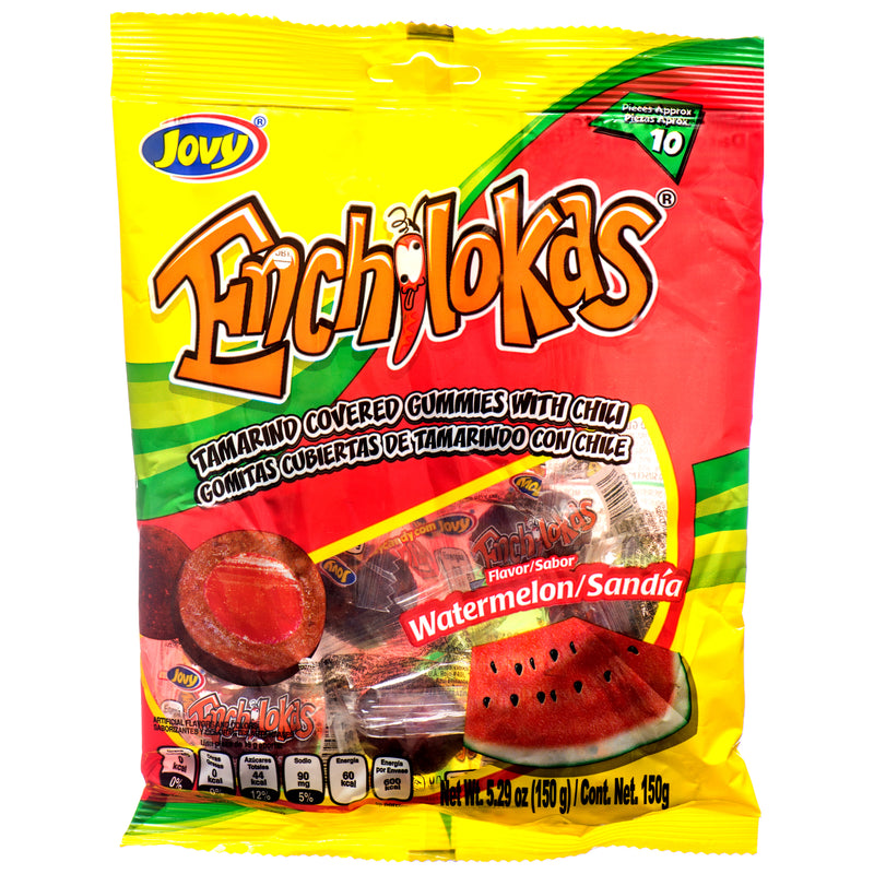Jovy Sandia Enchilokas Mango Chili Candy, 5.2 oz (24 Pack)