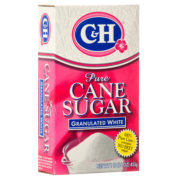C&H Pure Cane Sugar, 16 oz (24 Pack)