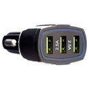 Car Charger 3-Usb Black & White (24 Pack)