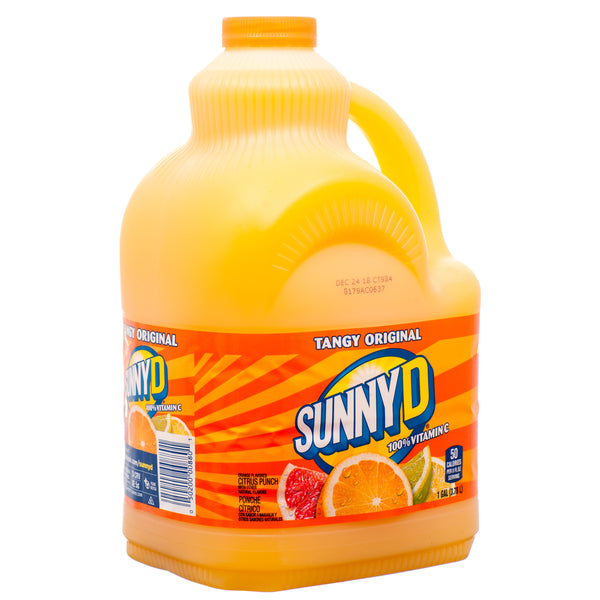 Sunny D Tangy Original Orange Juice, 128 oz (4 Pack)