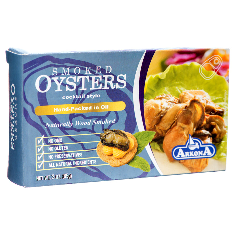 Polar Cocktail Smoked Oysters, 3 oz (24 Pack)