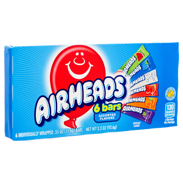 Airheads Theatre Box, 6 Count (12 Pack)